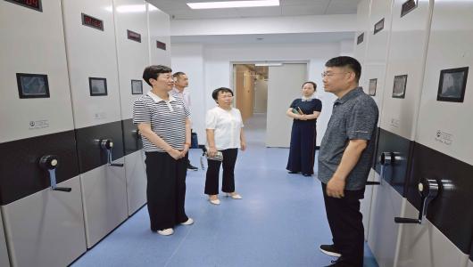 淮北市委党史和地方志研究室调研相山区史志工作
